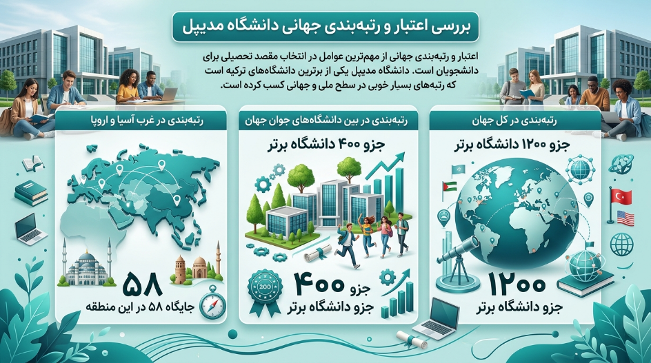 رتبه جهانی دانشگاه مدیپول