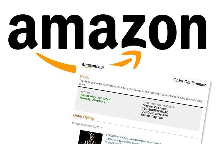 ایمیل های آمازون