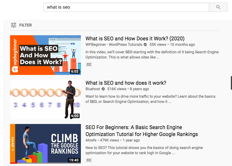 هر ویدئو پاسخ به یک سوال