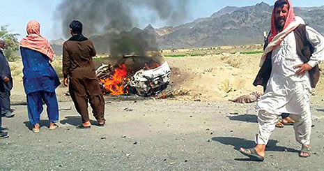 کشته شدن فرمانده طالبان در حمله پهپاد آمریکایی
