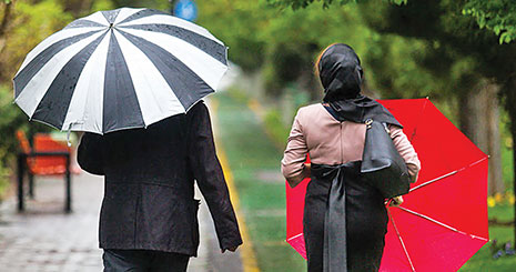 باران در راه تهران