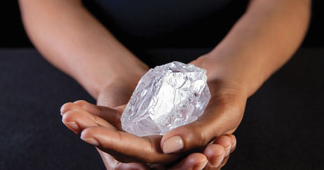 الماس تراش نخورده دنیا بفروش نرفت