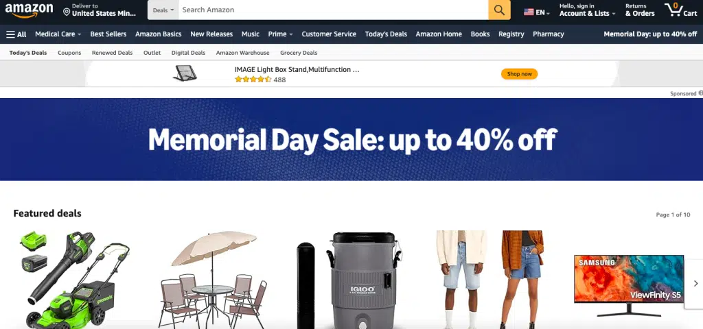 آمازون  با پیشنهادهای برق آسا