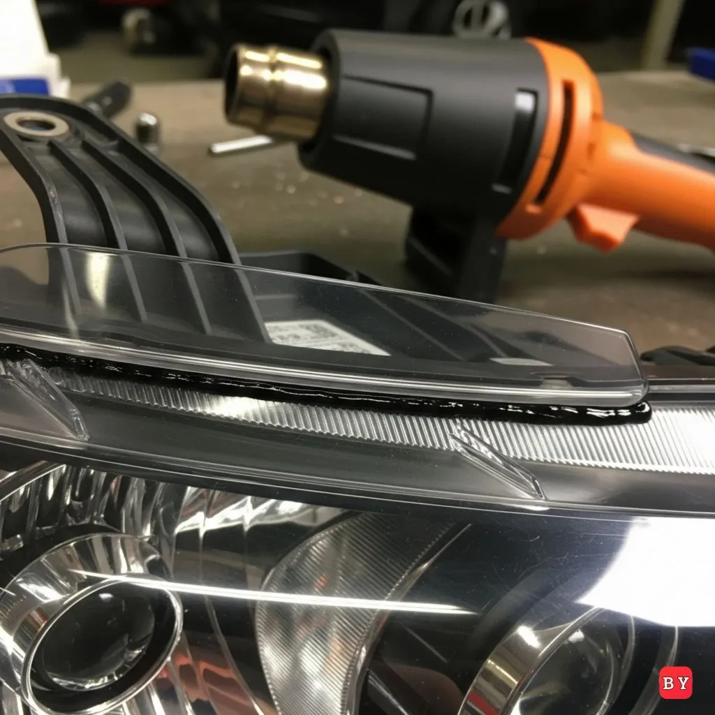 تعویض طلق چراغ خودرو