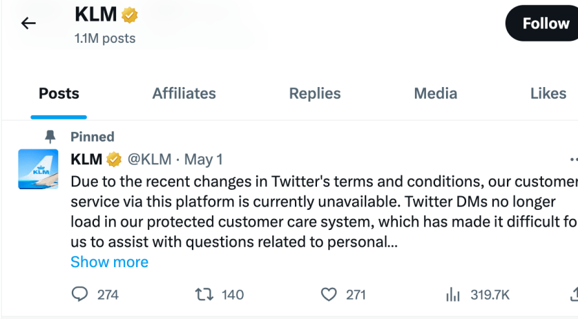 خدمات مشتریان کی ال ام در ایکس