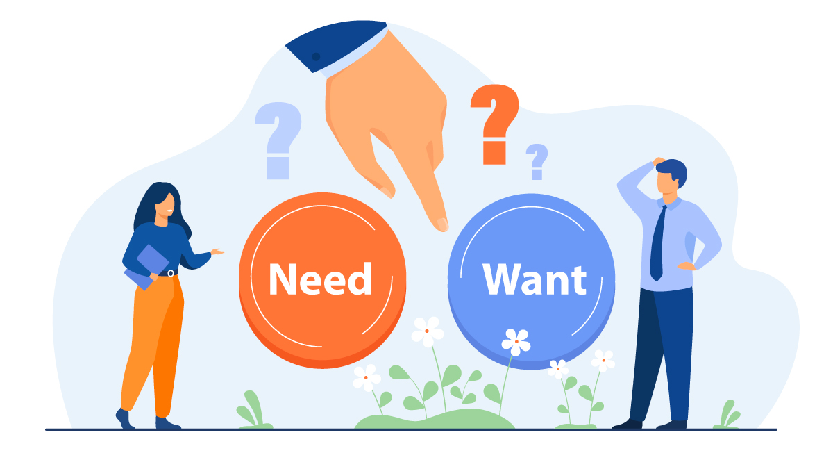 نیازها و اولویت های شخصی