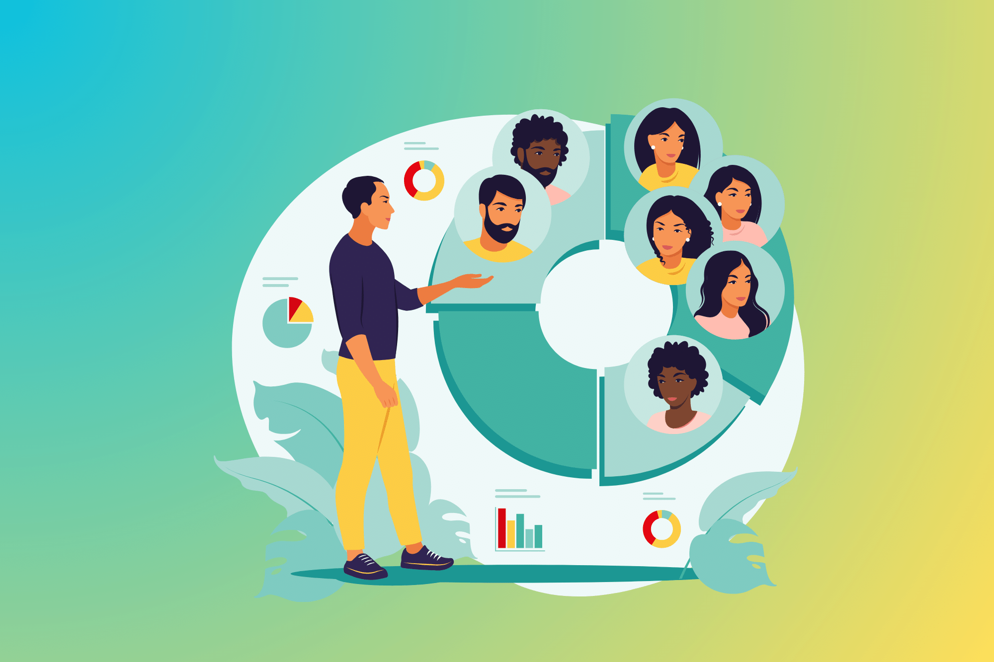 تقسیم بندی هوشمند مخاطبان