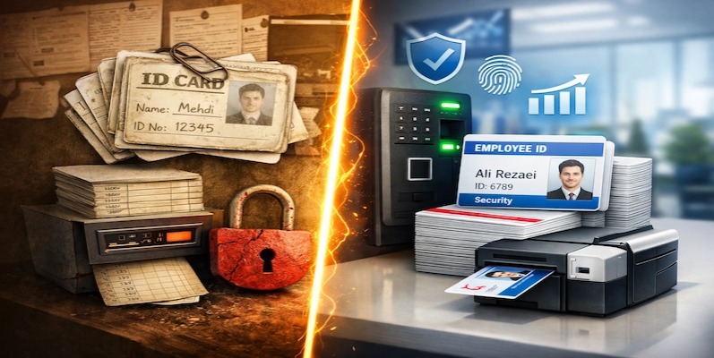 تفاوت کارت سنتی و کارت شناسایی PVC