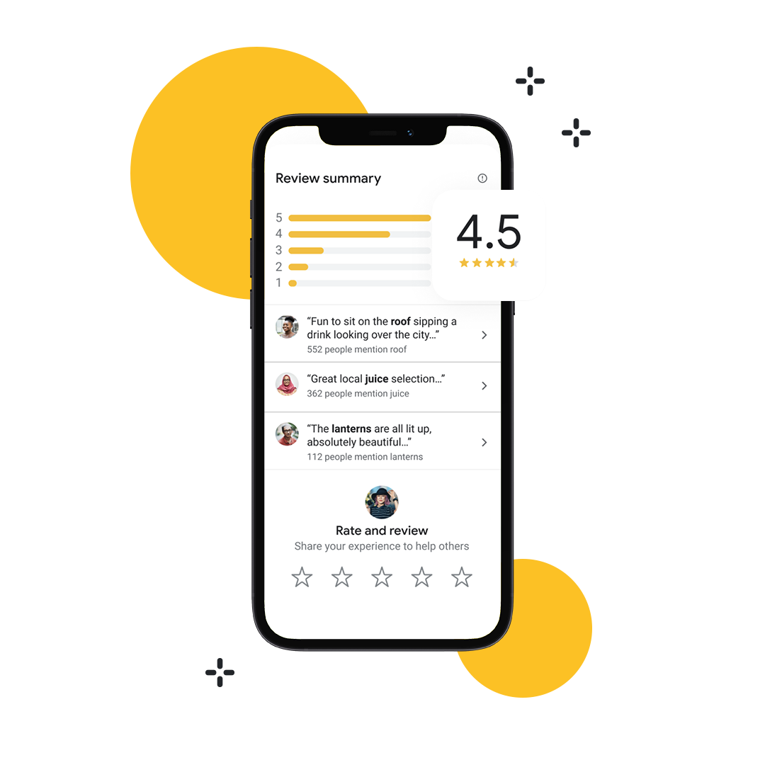 معجزه نظرات دیگران در پروفایل گوگل