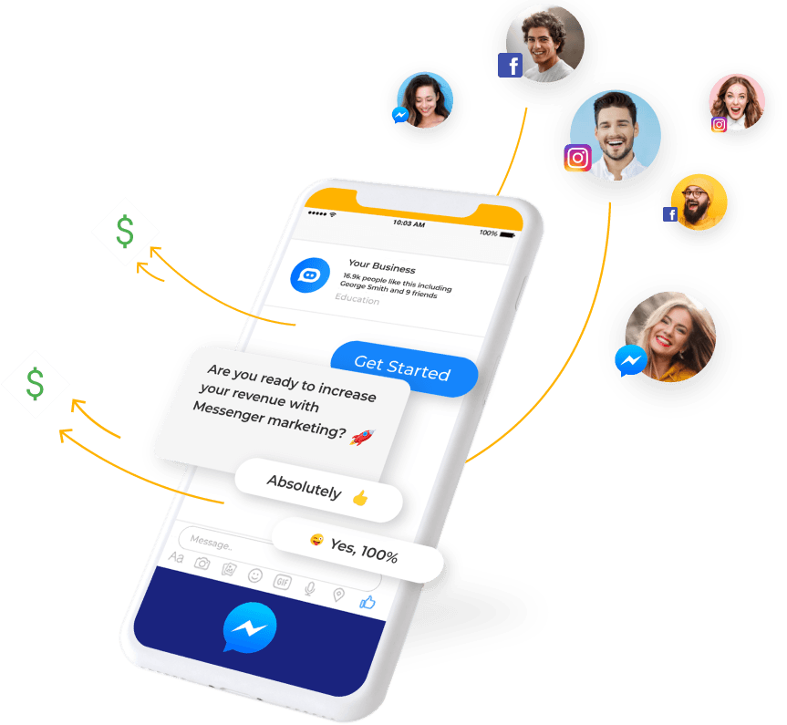 استفاده از چت بات ها و پیام رسان ها