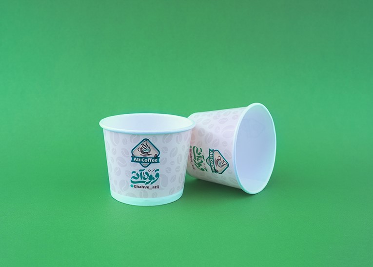 سفارش لیوان کاغذی تبلیغاتی از تولید کننده ایران لیوان