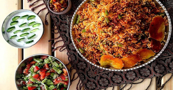 طرز تهیه بهترین لوبیا پلو با برنج ایرانی