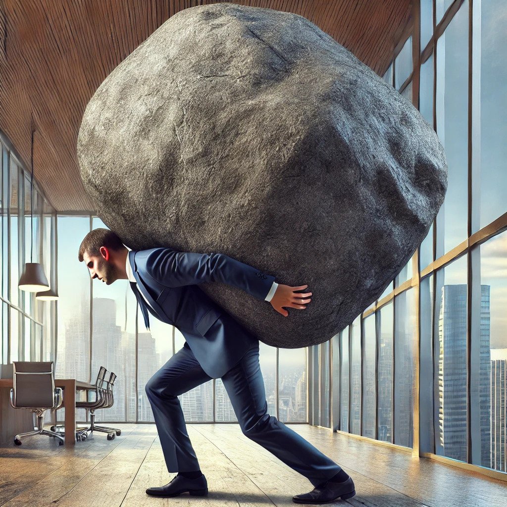 سنگینی جهانی که بر شانه های شماست