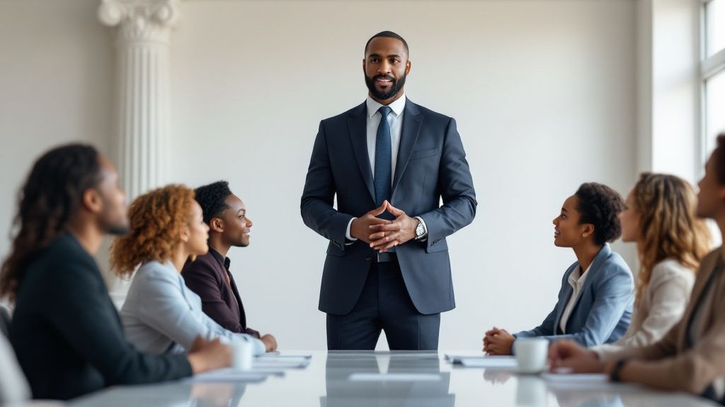 اعتبار شخصی رهبری تجاری