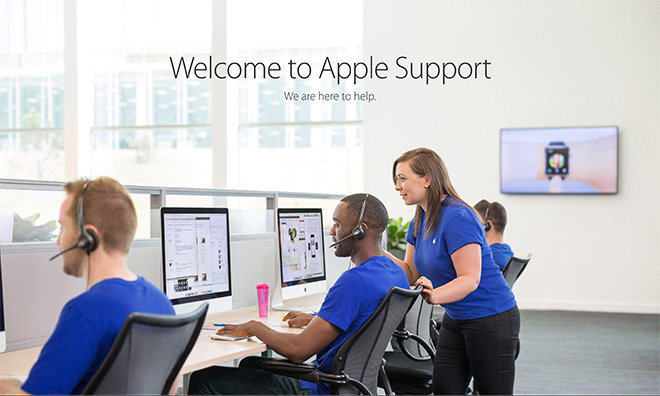 پشتیبانی قوی مشتریان شرکت اپل