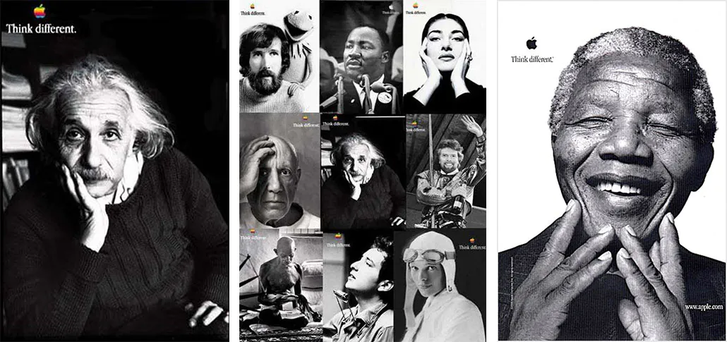کمپین نمادین &laquo;متفاوت فکر کن&raquo; از شرکت اپل