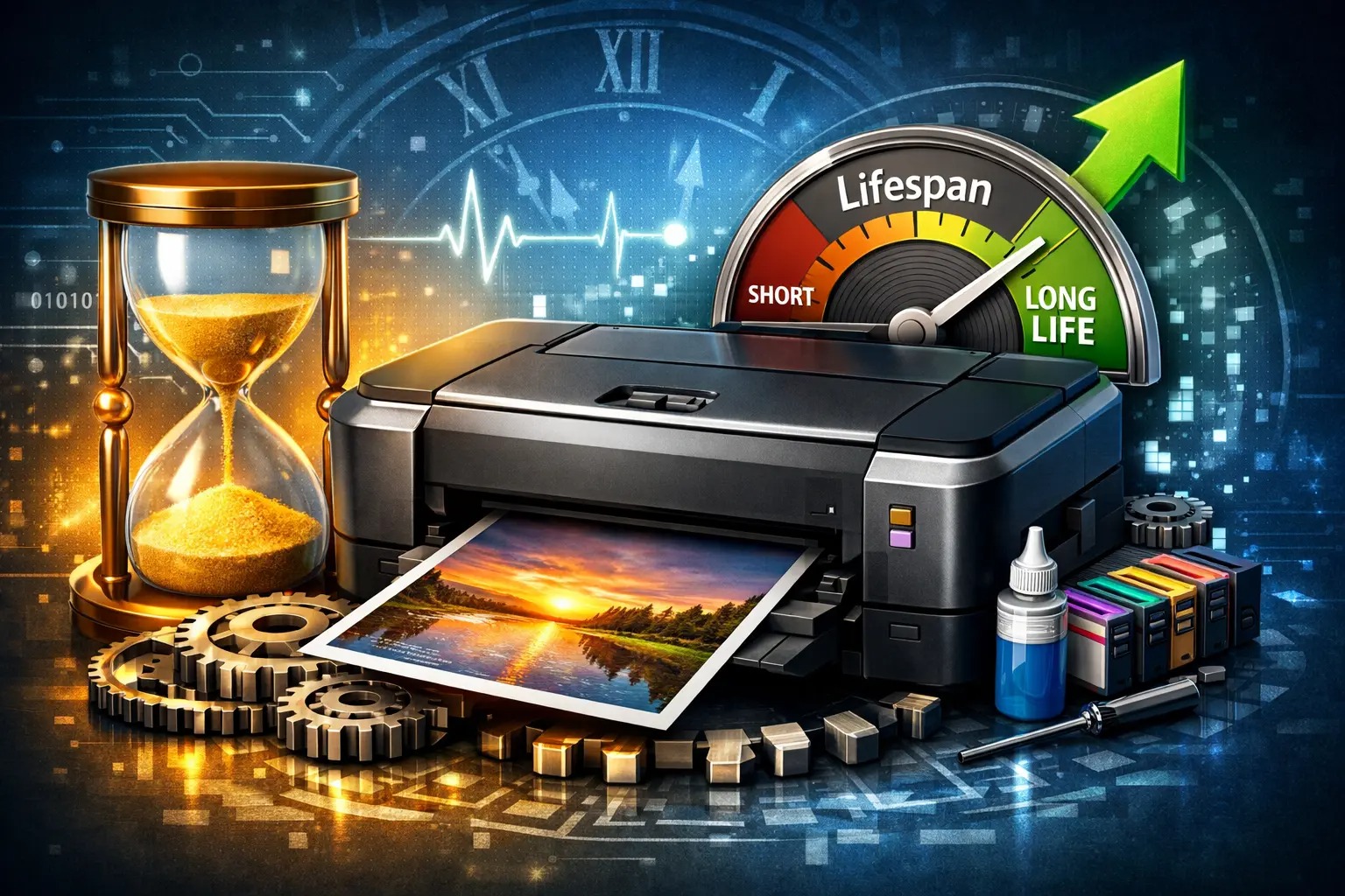 افزایش طول عمر پرینتر