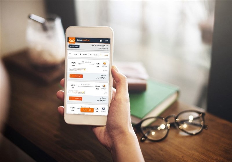 خرید بلیط هواپیما و رزرو هتل در اپلیکیشن سفرمارکت