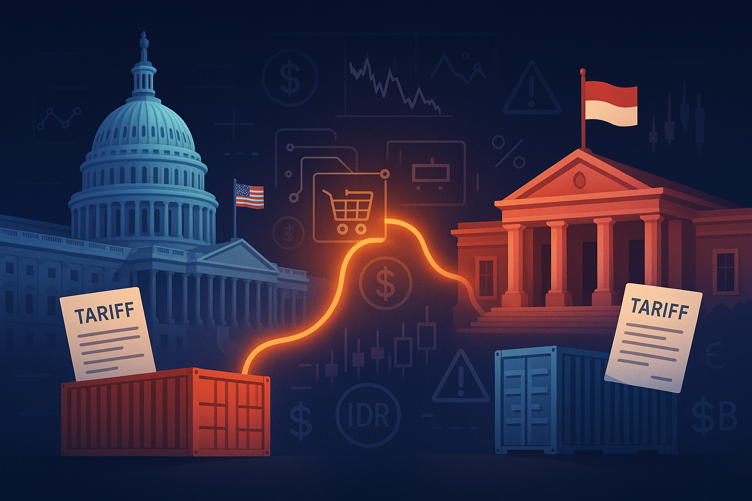 احتمال سقوط توافق تجاری آمریکا و اندونزی